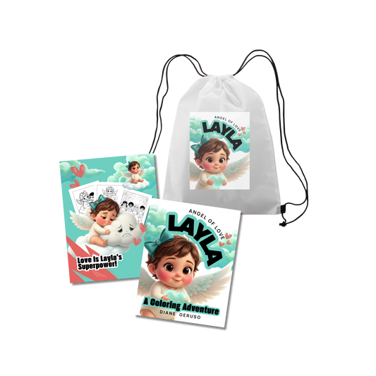 Layla Coloring Book + Bag Set
