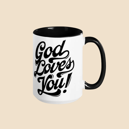 God Loves You Mug