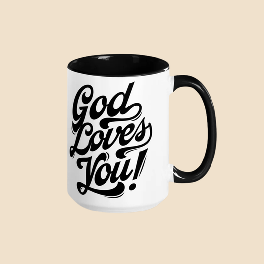 God Loves You Mug